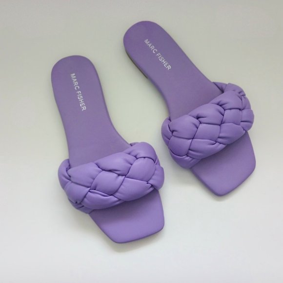 Marc Fisher Shoes - Marc Fisher square toe braided sandals size 8